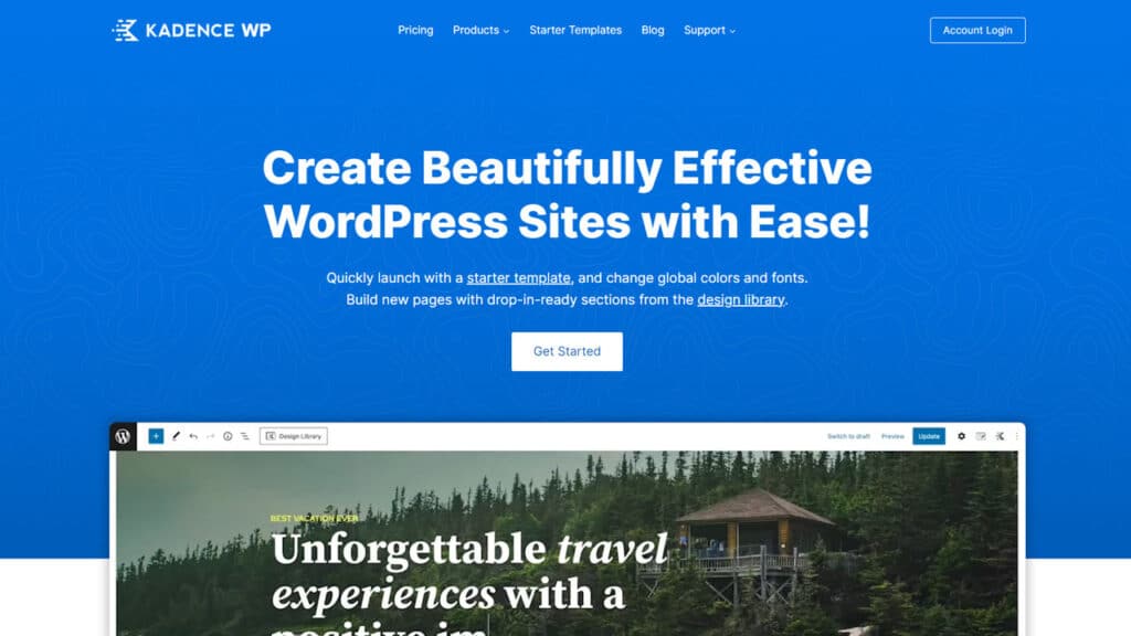 wordpress themes kadence