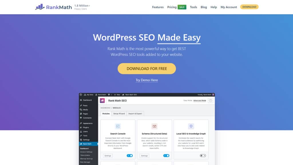 myway digital tools wordpress plugins seo rankmath