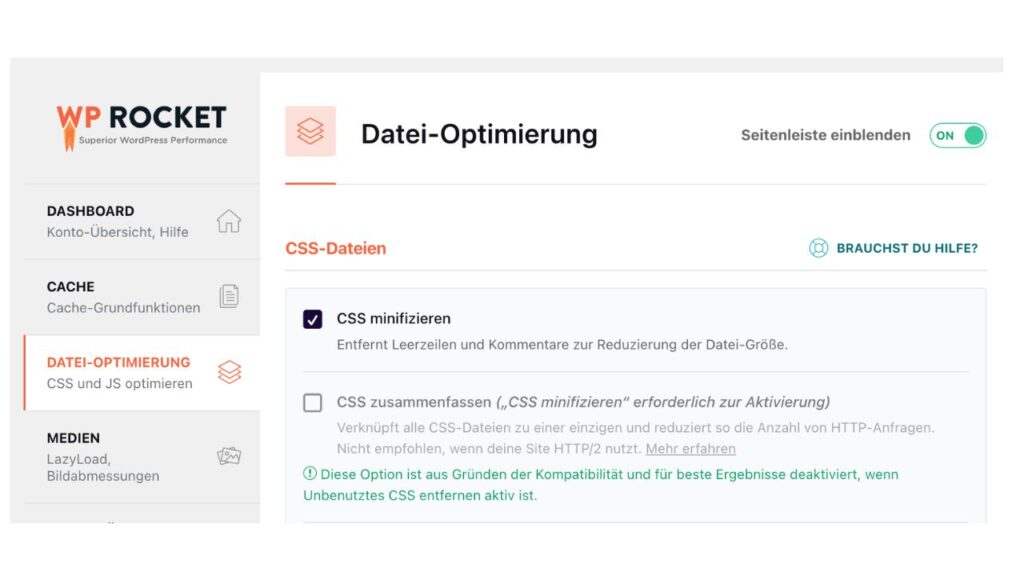 Mobile Website-Geschwindigkeit unbenutztes CSS entfernen