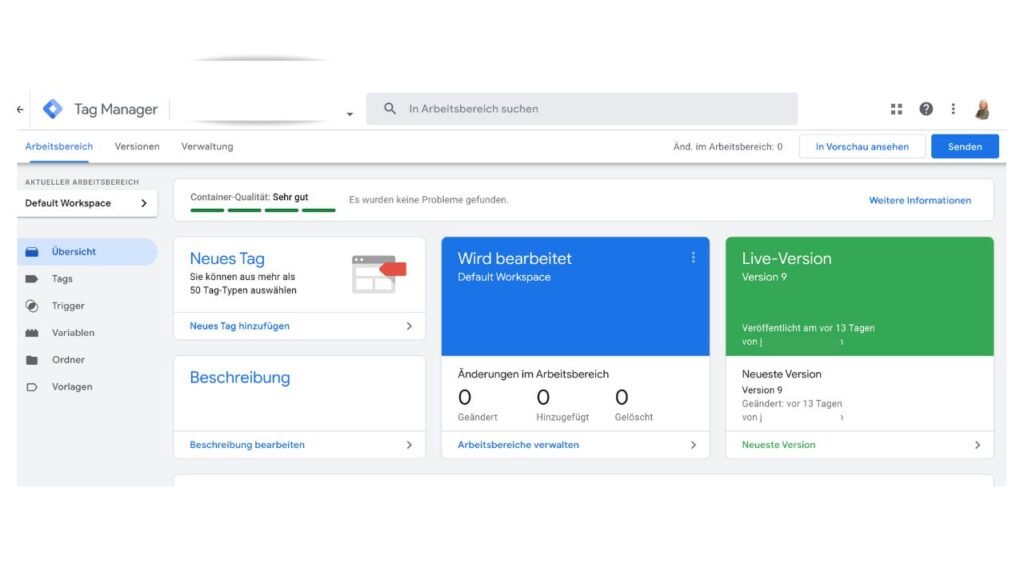 Google Tag Manager Funktionen