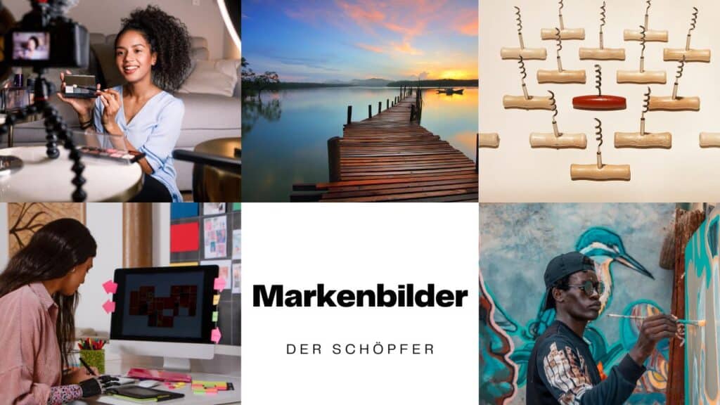 Collage Markenbilder der Schöpfer_Archetypen im Branding