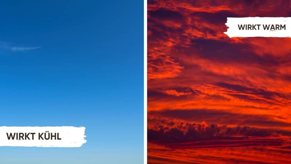 Die Psychologie der Farben - Blau vers. Rot