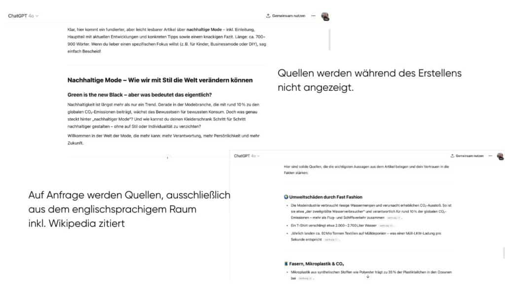 ChatGPT und Bloggen Sample Beitrag