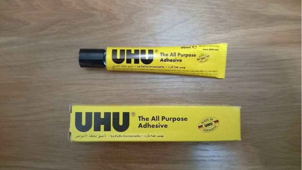 Uhu Klebstoff Werbeslogan