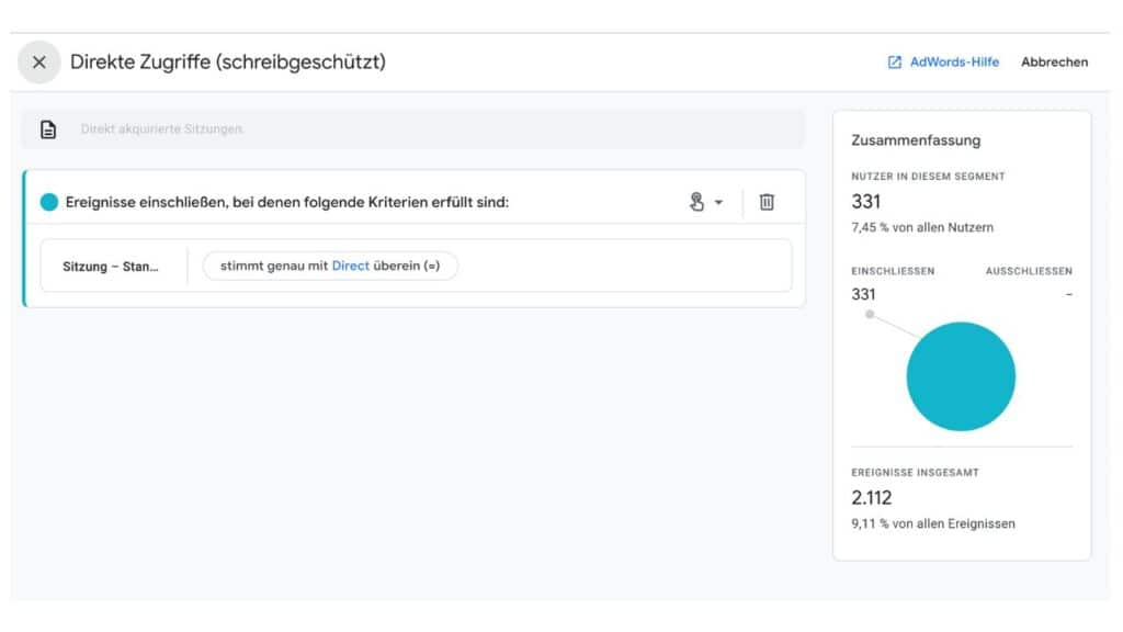 Dark Social Google Direkte Zugriffe auf die Website