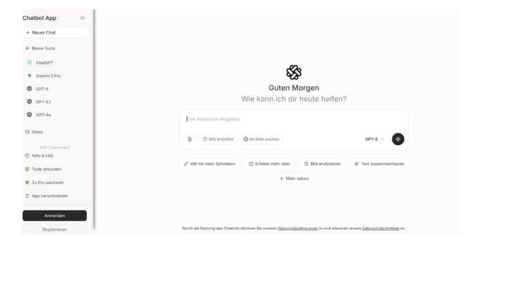 Künstliche Intelligenz in WordPress - ChatGPT 5. Sample