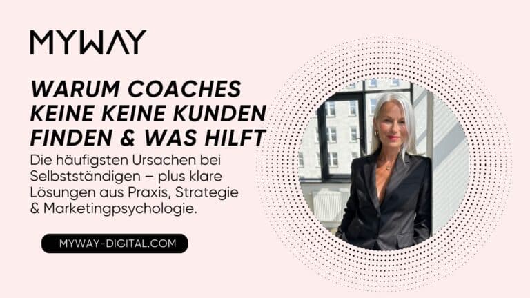 Warum Coaches keine Kunden finden und was hilft - Cover mit Doreen